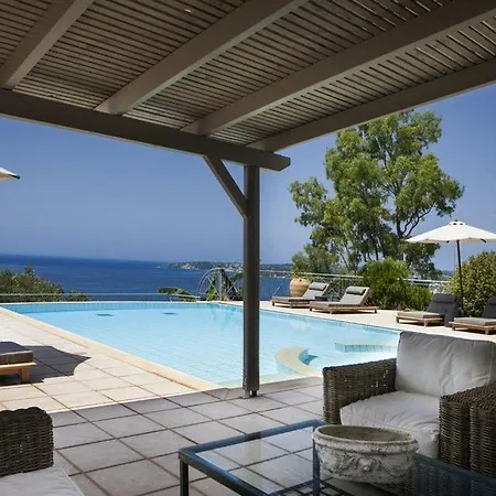 Unique Kefalonia Villa Zeus Temple Sea Views Lourdas Villa Kefalonia Island