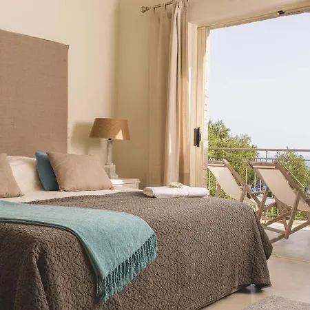 Unique Kefalonia Villa Zeus Temple Sea Views Lourdas Villa