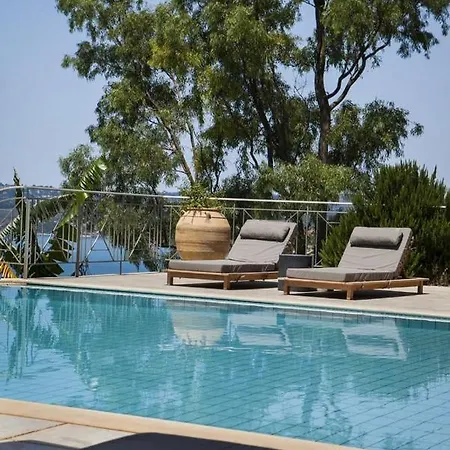 Unique Kefalonia Villa Zeus Temple Sea Views Lourdas ケファロニア