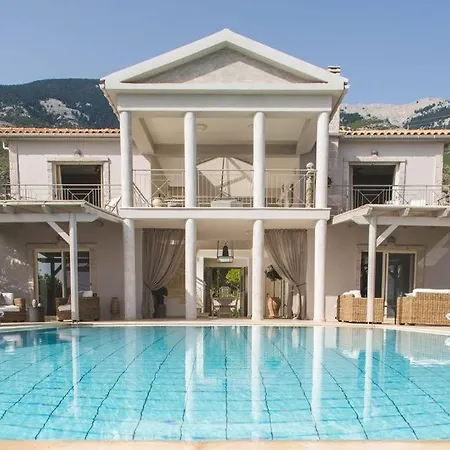 Unique Kefalonia Villa Zeus Temple Sea Views Lourdas ケファロニア