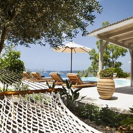 Unique Kefalonia Villa Zeus Temple Sea Views Lourdas *