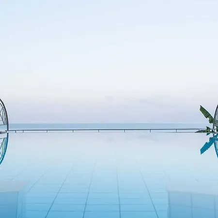Unique Kefalonia Villa Zeus Temple Sea Views Lourdas ヴィラ